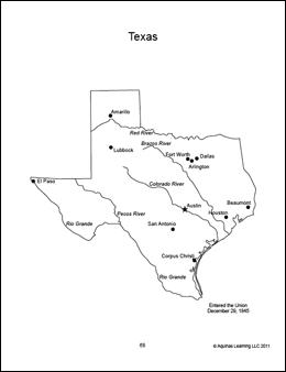 rubberized asphalt texas - map